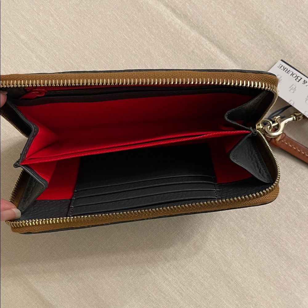 Dooney & Bourke Slate Gray Wristlet Clutch - Picture 5 of 10
